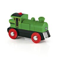 Brio - Locomotiva Mica Verde Cu Baterii