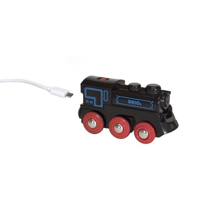 BRIO - Locomotiva , Reincarcabila, Cu cablu USB