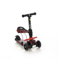 Lorelli Junior - Trotineta Smart Cu 3 roti, Cu sezut Fire, Rosu, Resigilat