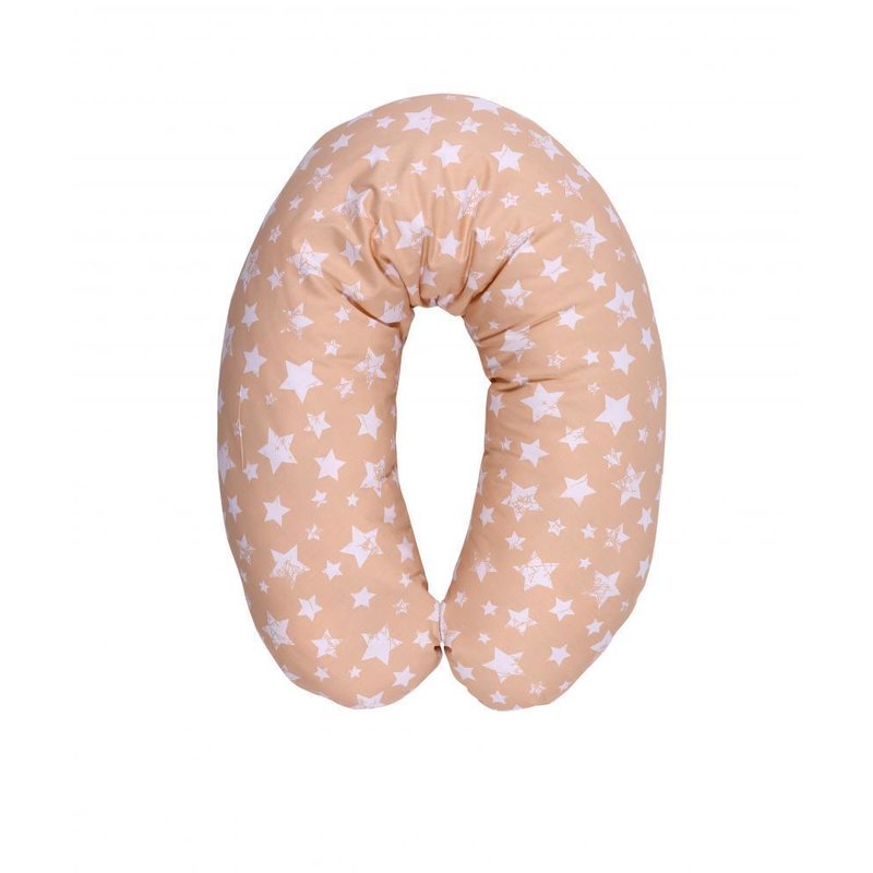 Lorelli - perna multifunctionala, bumbac ranforce, 190 cm, little stars beige