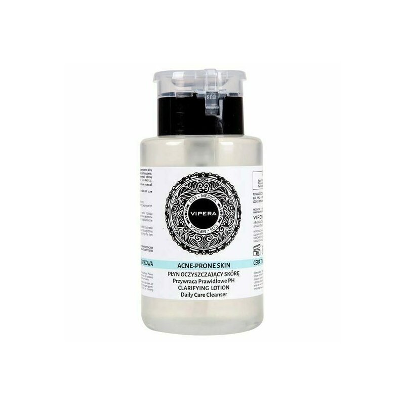 Lotiune purificatoare pentru curatarea tenului cos-medica, vipera, 175ml