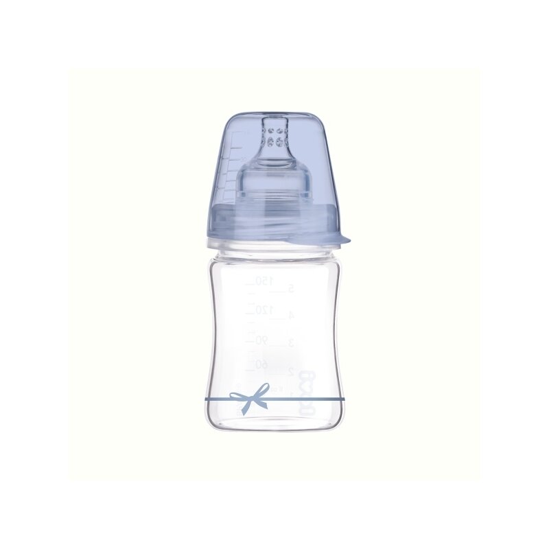 Lovi - BIBERON STICLA DIAMOND GLASS 150 ML BABY SHOWER BAIAT - 74/104boy