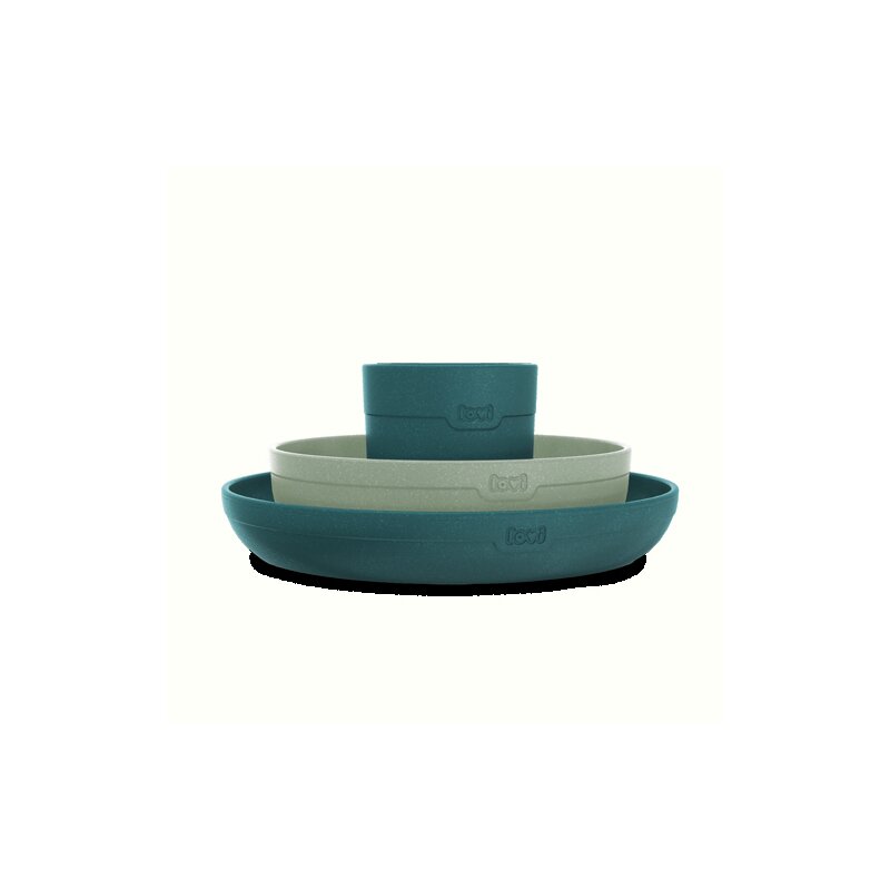 Lovi - set 2 farfurii si cana pistachio 21/532_gre