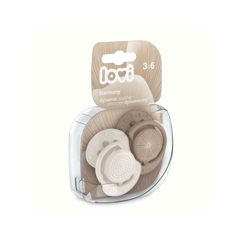 Lovi - suzeta silicon dynamic 3-6 m 2 pcs harmony girl 22/906_girl