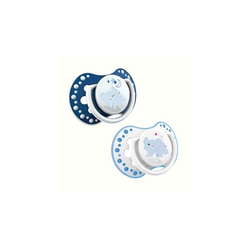 Lovi - suzeta silicon dynamic 3-6m 2 buc night&day - 22/810boy_e