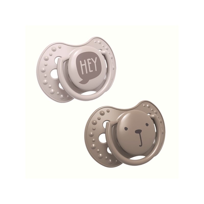 Lovi - suzeta silicon dynamic 3-6m 2 pcs hey fata - 22/886girl
