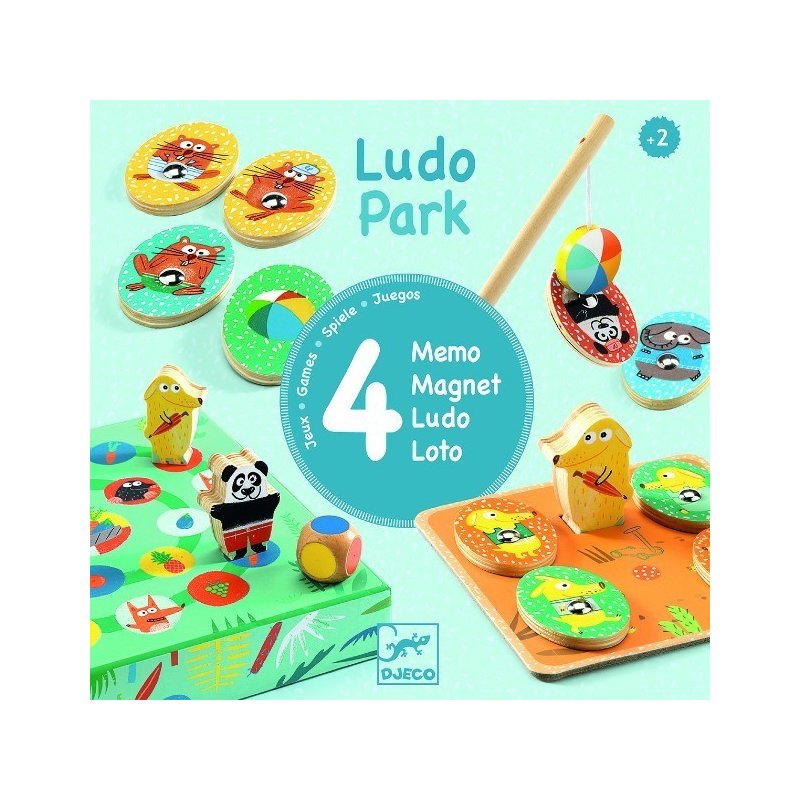 Djeco - Ludo park, primele 4 jocuri