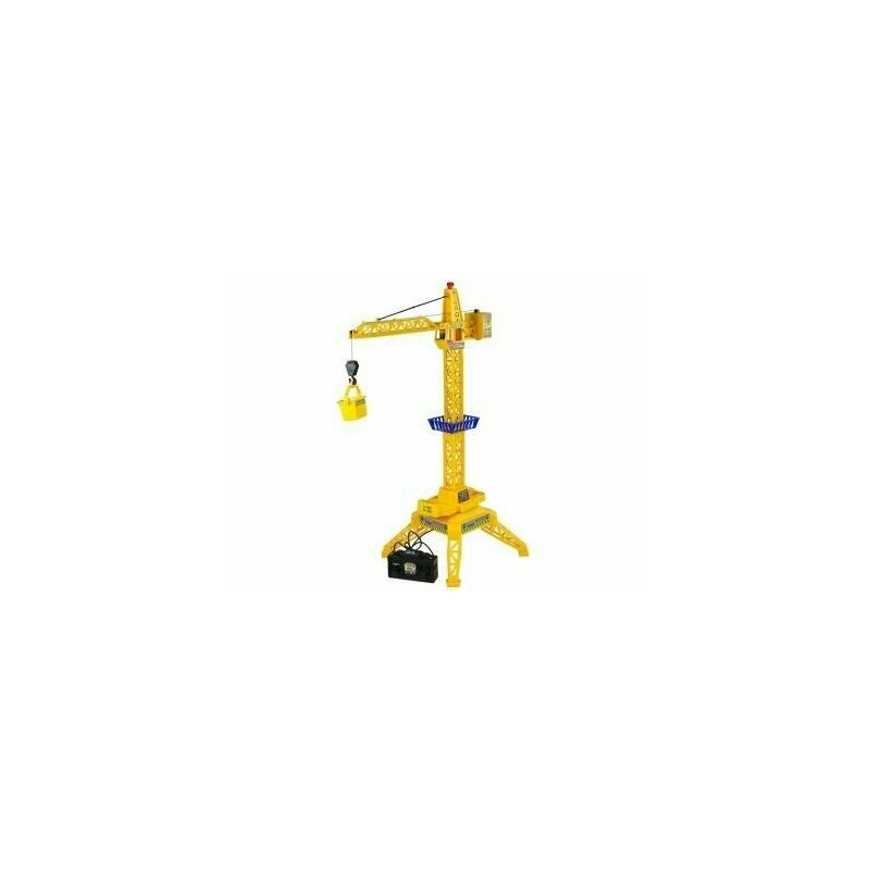 Leantoys - macara cu telecomanda de jucarie, pentru copii, galbena, , 9394