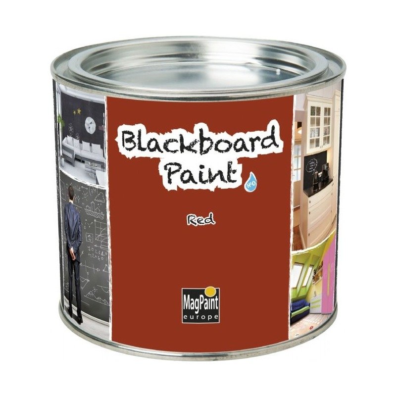 Vopsea Blackboard Paint Rosu 0.5L Chalk Board MagPaint Europe MGBBRed-05L