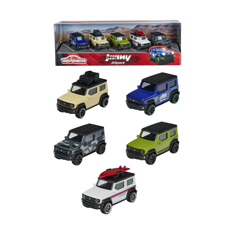 Simba - majorette set 5 masini din metal suzuki jimny 7.5cm