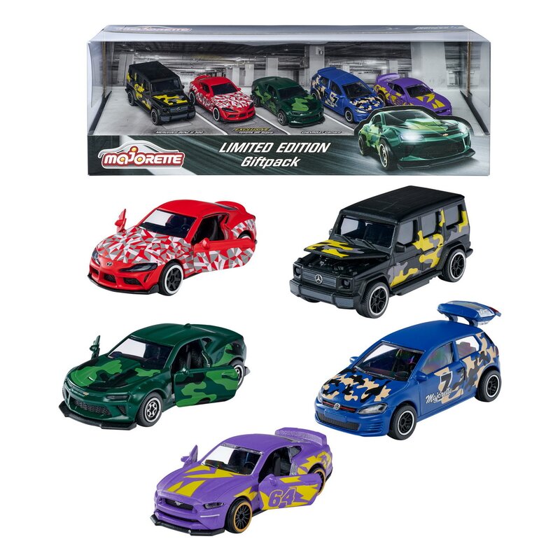 Simba - majorette set 5 masinute din metal editie limitata camuflaj 7.5cm