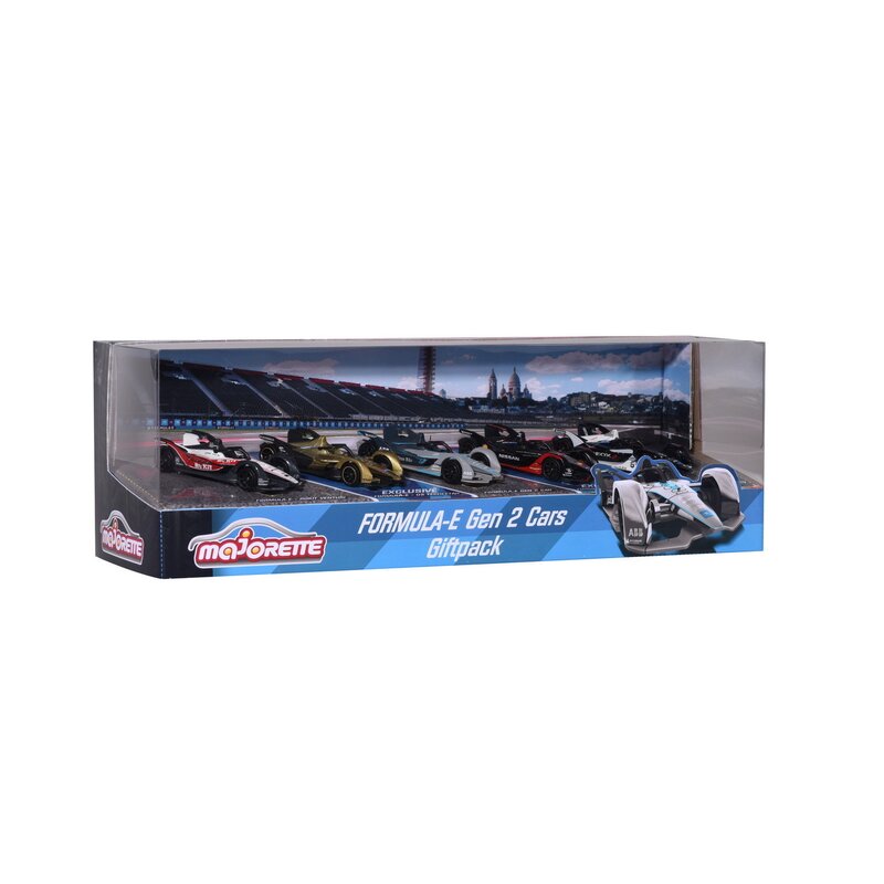 Majorette - set vehicule formula-e gen 2, 5 masinute