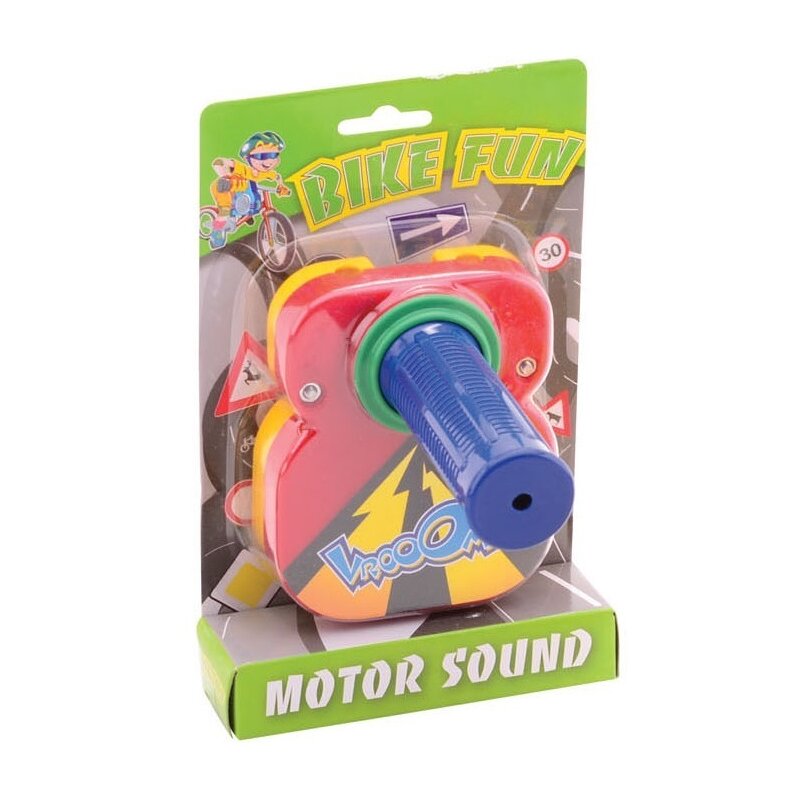 Up int'l - accesoriu maner pentru bicicleta, cu zgomot de motor, rosu