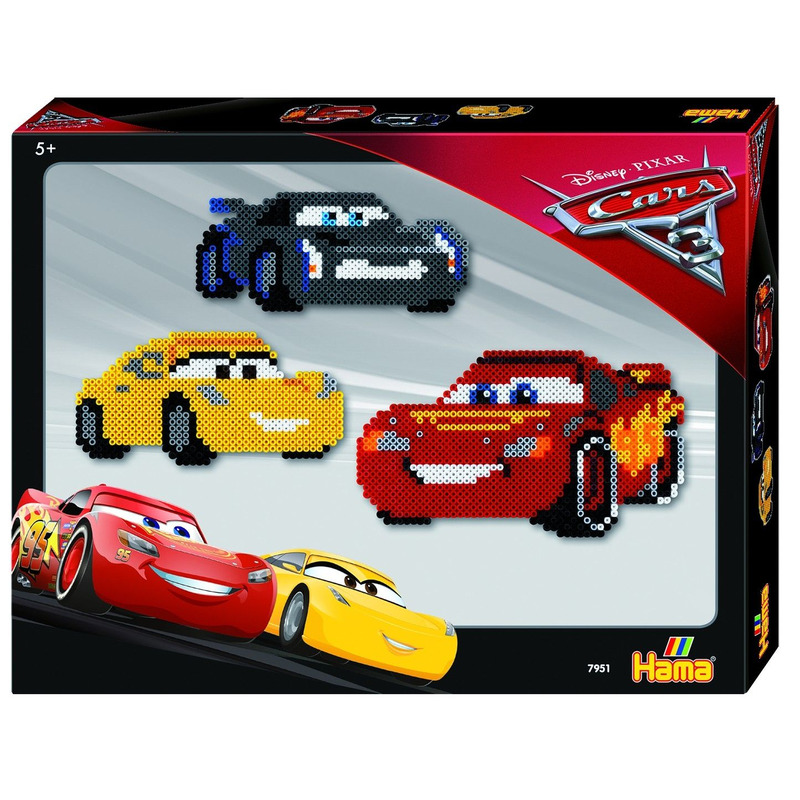 Margele de calcat HAMA MIDI DISNEY CARS 4000 in cutie