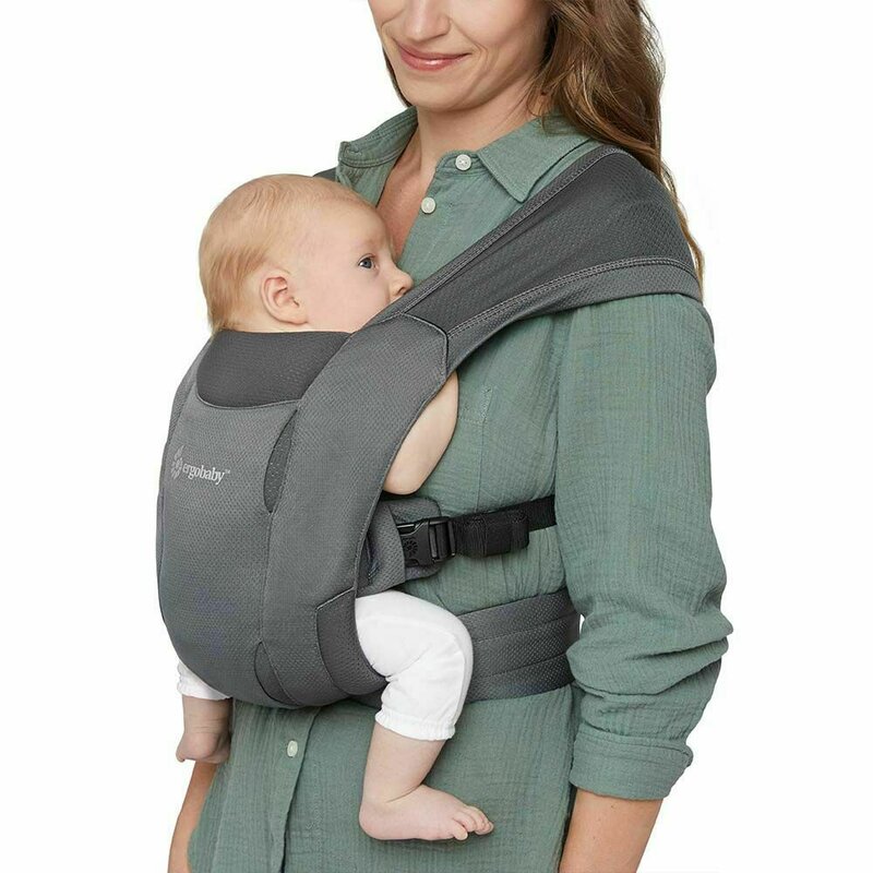 Ergobaby - marsupiu embrace soft air mesh wasted black