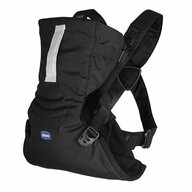 Marsupiu ergonomic pentru bebelusi, Chicco, Easy Fit, 0-9 kg, Pozitia M, Amplasare cu fata spre parinti sau spre mediul inconjurator, Suport cap si gat, Negru