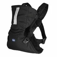 Marsupiu ergonomic pentru bebelusi, Chicco, Easy Fit, 0-9 kg, Pozitia M, Amplasare cu fata spre parinti sau spre mediul inconjurator, Suport cap si gat, Negru