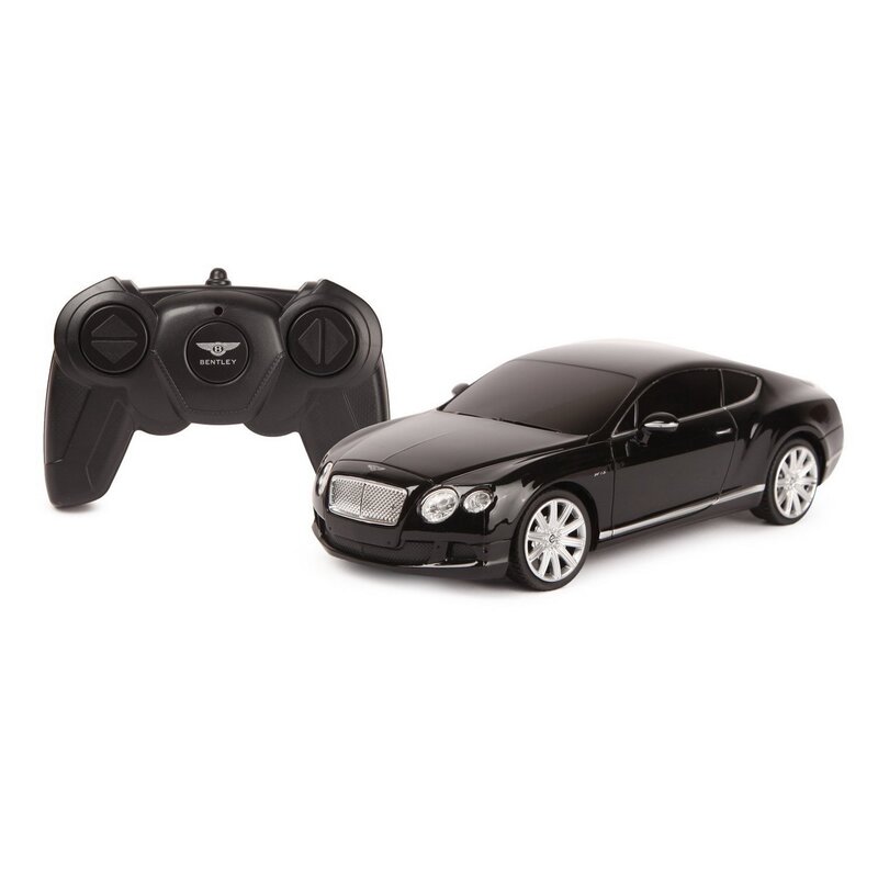 Rastar - masinuta cu telecomanda bentley continental gt , scara 1:24, negru