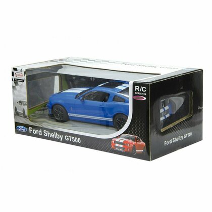 Rastar - Masinuta cu telecomanda Ford Shelby GT500,   Scara 1:14, Albastru