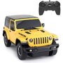 Rastar - Masinuta cu telecomanda Jeep Wrangler Rubicon ,  Scara 1:24, Galben - 1