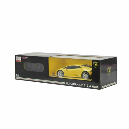 Rastar - Masinuta cu telecomanda Lamborghini Huracan LP610-4,   Scara 1:24, Galben