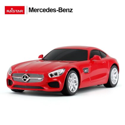 Rastar - Masinuta cu telecomanda Mercedes AMG GT ,  Scara 1:24, Rosu