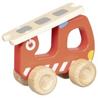 Goki - Vehicul de lemn Masina de pompieri Pentru joc de rol