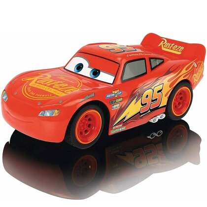 Dickie Toys - Masinuta cu telecomanda Turbo Racer Lightning McQueen , Disney Cars 3