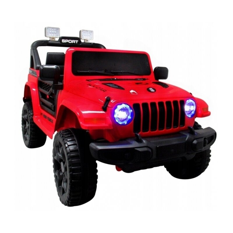 Masinuta electrica cu telecomanda cu baterii si functie de balansare Jeep X10 TS-159 R-Sport - Rosu