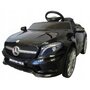 Masinuta electrica cu telecomanda, roti EVA, scaun piele Mercedes GLA45 - Negru - 1