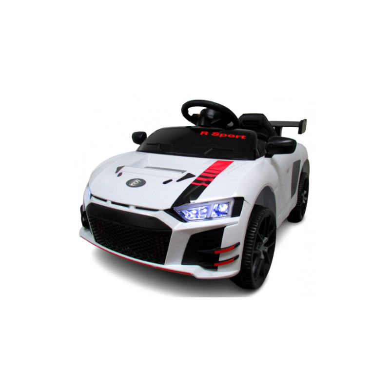 Masinuta electrica cu telecomanda si functie de balansare cabrio a1 r-sport - alb (varsta 1-4 ani)