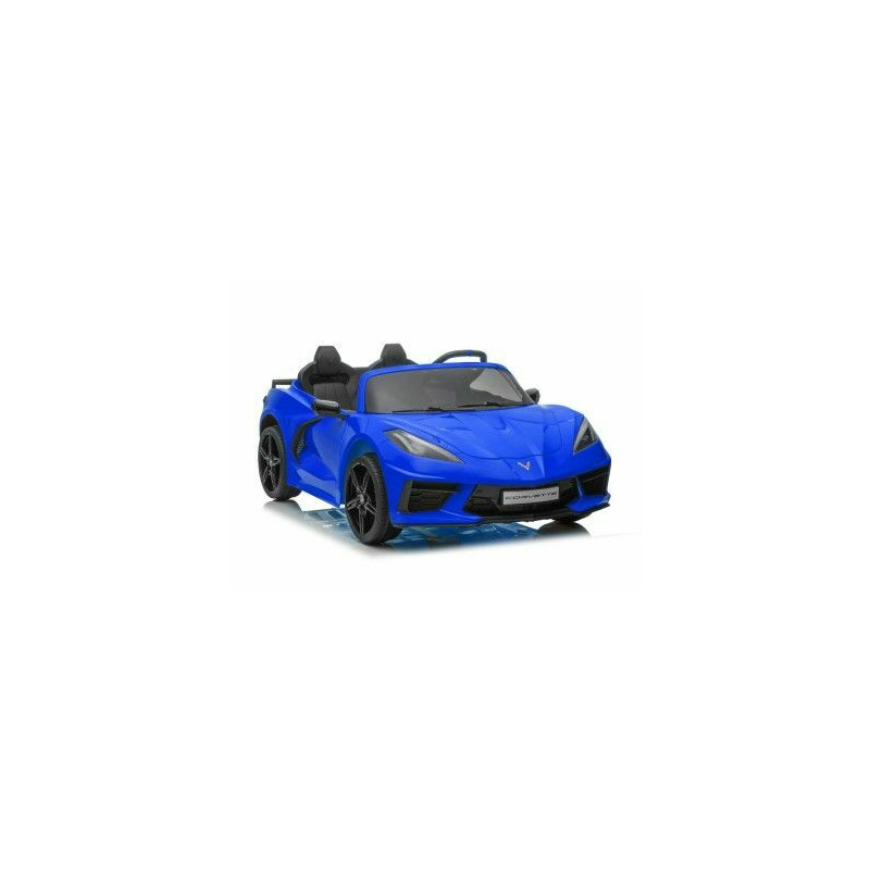 Masinuta electrica pentru copii, Corvette Stingray albastru, cu telecomanda, 2 motoare, 11968 11968 imagine 2022 protejamcopilaria.ro