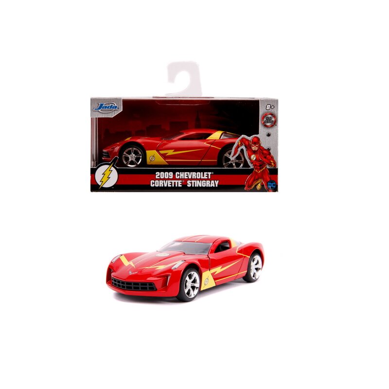 Simba - masina chevy corvette 2009 , flash , metalica, scara 1:32, multicolor