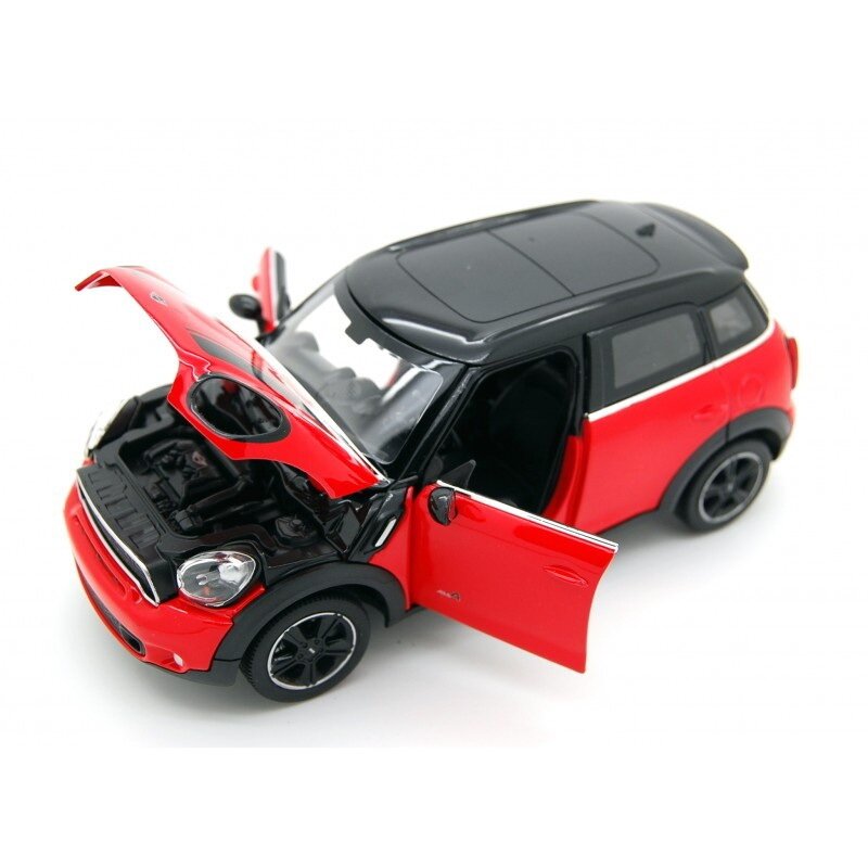 Rastar - masinuta minicooper , metalica, scara 1:24, rosu