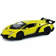 Leantoys - Masinuta sport RC pentru copii cu telecomanda, Lamborghini Veneno galben, , 9741