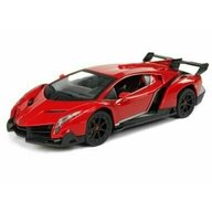 Leantoys - Masinuta sport RC pentru copii cu telecomanda, Lamborghini Veneno rosu, , 9739
