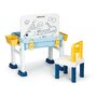 Masuta de joaca 6 in 1 pentru copii cu scaun si tabla Ecotoys HC493113 - 5