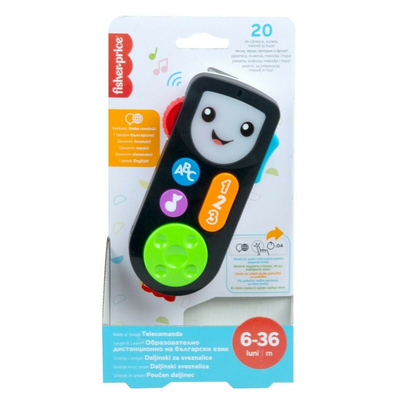 Mattel - FISHER PRICE LAUGH&LEARN TELECOMANDA INTERACTIVA IN LIMBA ROMANA