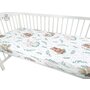 MimiNu - Cearceaf cu elastic pentru patut 120X60 cm, Din bumbac certificat Oeko Tex Standard 100, Lulu Natural - 3