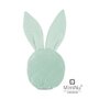 MimiNu - Jucarie zornaitoare din catifea matlasata, Material certificat Oeko Tex Standard 100, Mini Bunny, Mint - 1