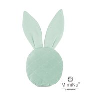 MimiNu - Jucarie din catifea matlasata, Mini Bunny, Mint