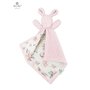 MimiNu - Lanka, Jucarie textila moale pentru bebelusi, Cu doua fete, 45 x 27 cm, Materiale certificate Oeko Tex Standard 100, Sweet Deer Pink
