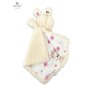 MimiNu - Lanka, Jucarie textila moale pentru bebelusi, Cu doua fete, Din imitatie de lana si bumbac, Materiale certificate Oeko Tex Standard 100, 45 x 27 cm, Ecru Pink Ballerina - 1