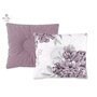 MimiNu - Perna bebelusi profilata, Cu doua fete, Cu functie anti-soc, Pufoasa, Din catifea si bumbac, Materiale certificate Oeko Tex Standard 100, 23x26 cm, Velvet Peonie Plum