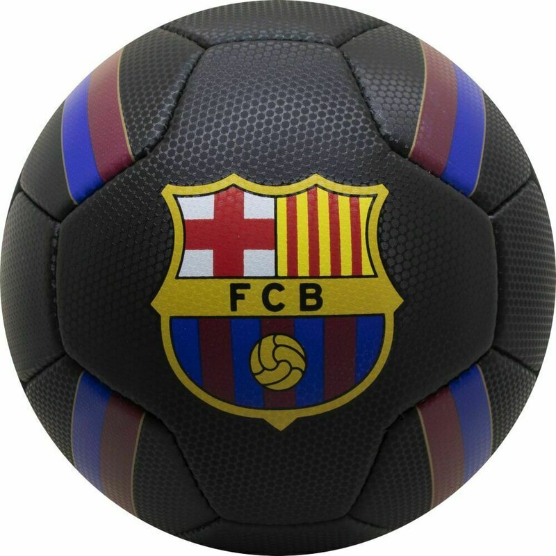 Minge de fotbal marimea 5 logo black fc barcelona 1899