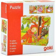 Cuburi din lemn cu 6 povesti ale copilariei