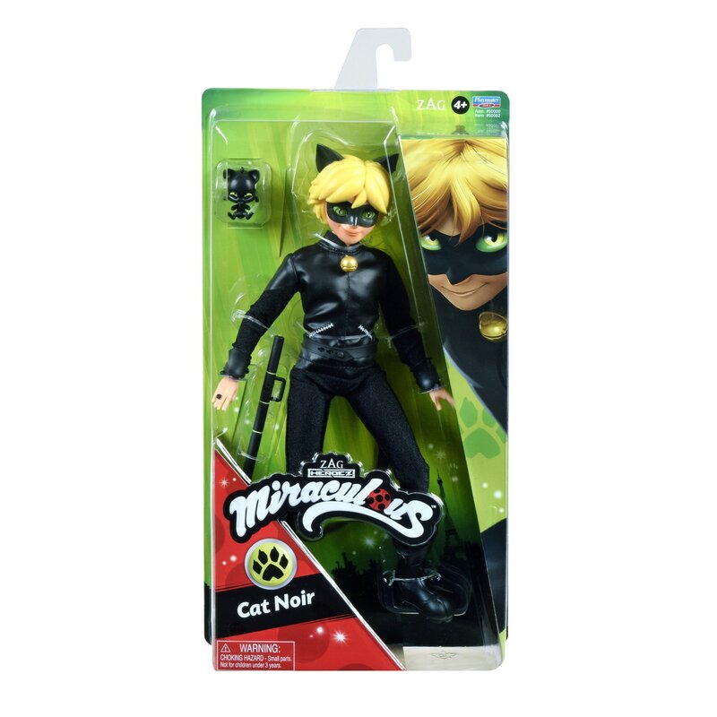 Mattel - miraculos buburuza papusa cat noir 30cm