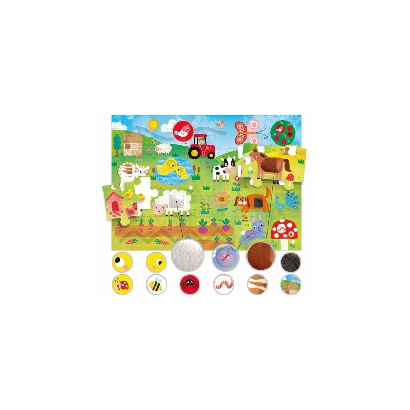 Headu Montessori - Puzzle Tactil