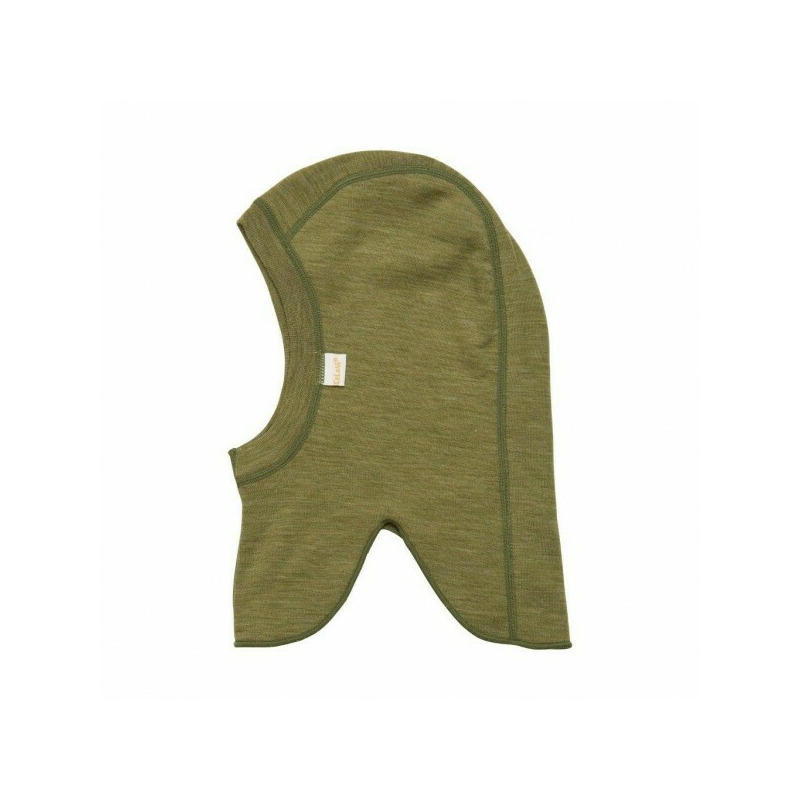 Moss green 100 - cagula dublata din lana merinos - celavi
