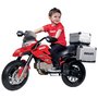 Motocicleta electrica Peg Perego Ducati Enduro, 12V, 3 ani +, Negru / Rosu - 5